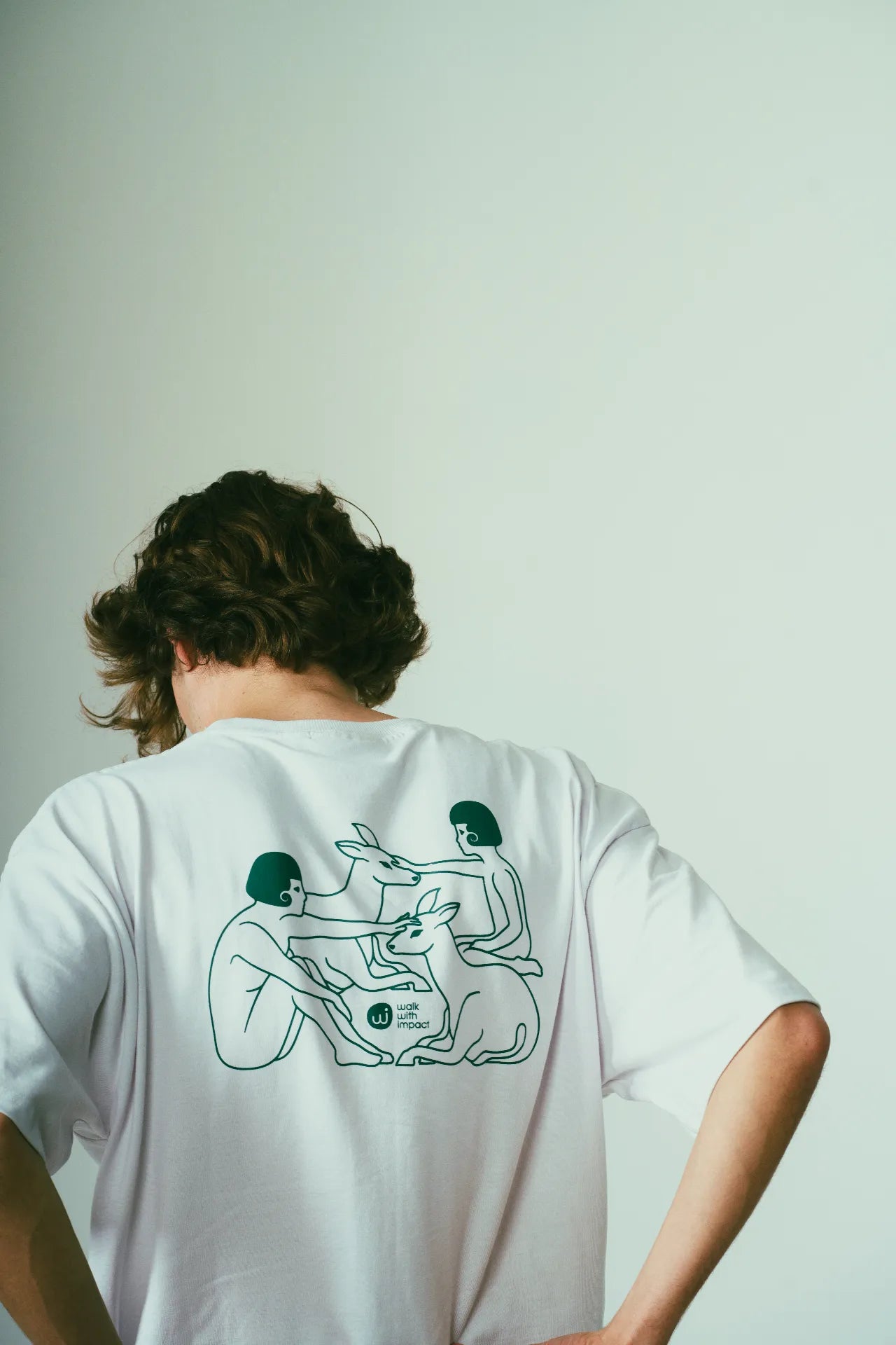 Animal rights oversized tee