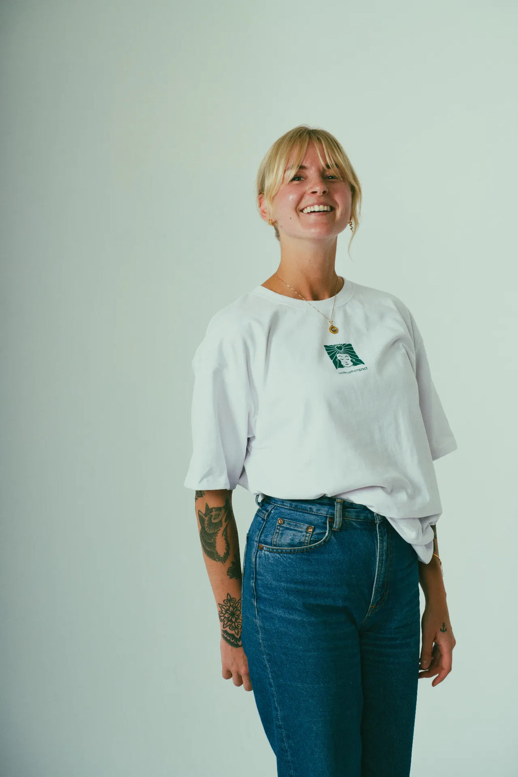 Human rights oversized tee