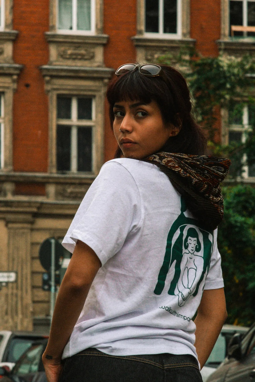 Human rights oversized tee