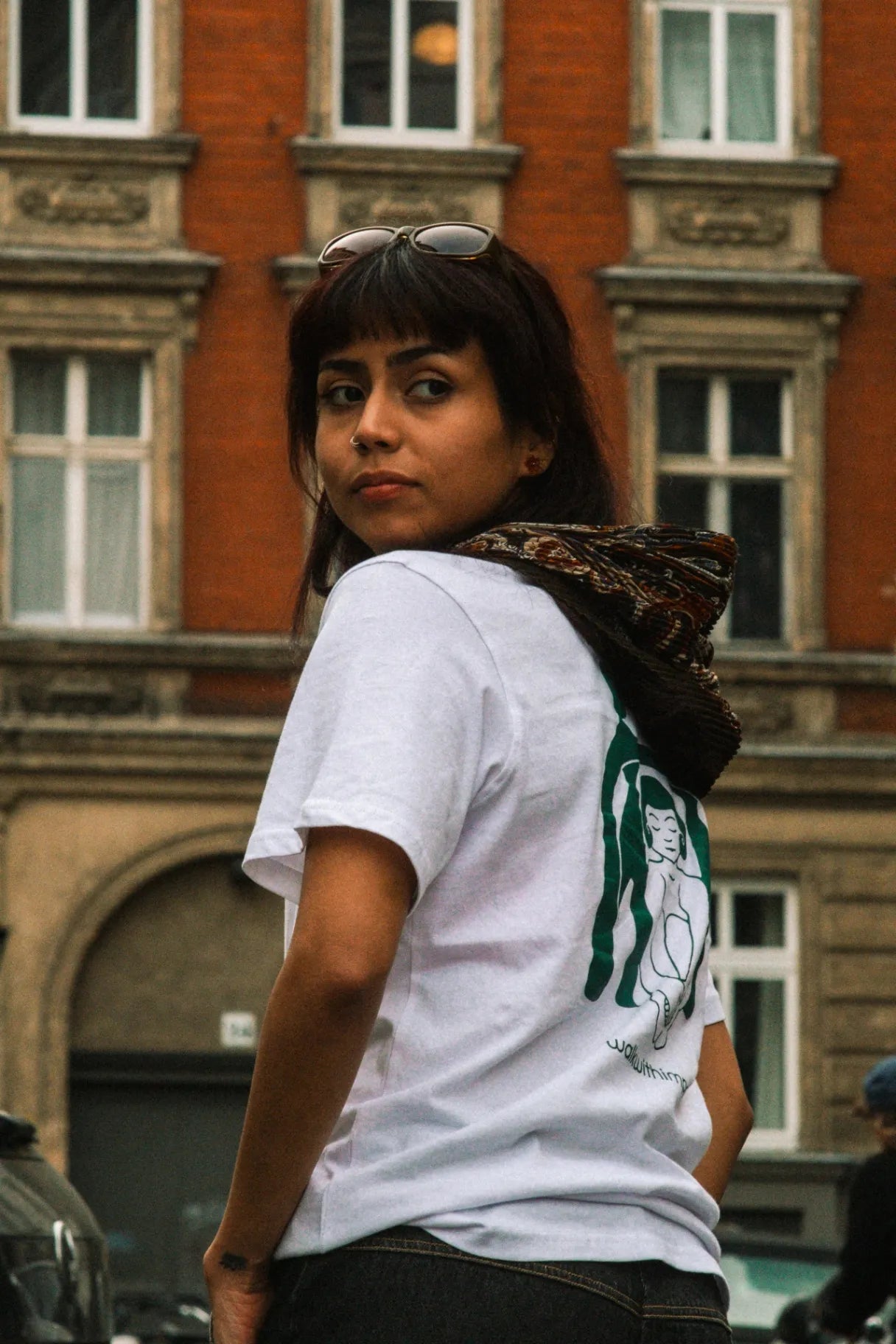 Human rights oversized tee